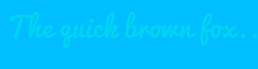 Image with Font Color 00D4F2 and Background Color 00BEFF